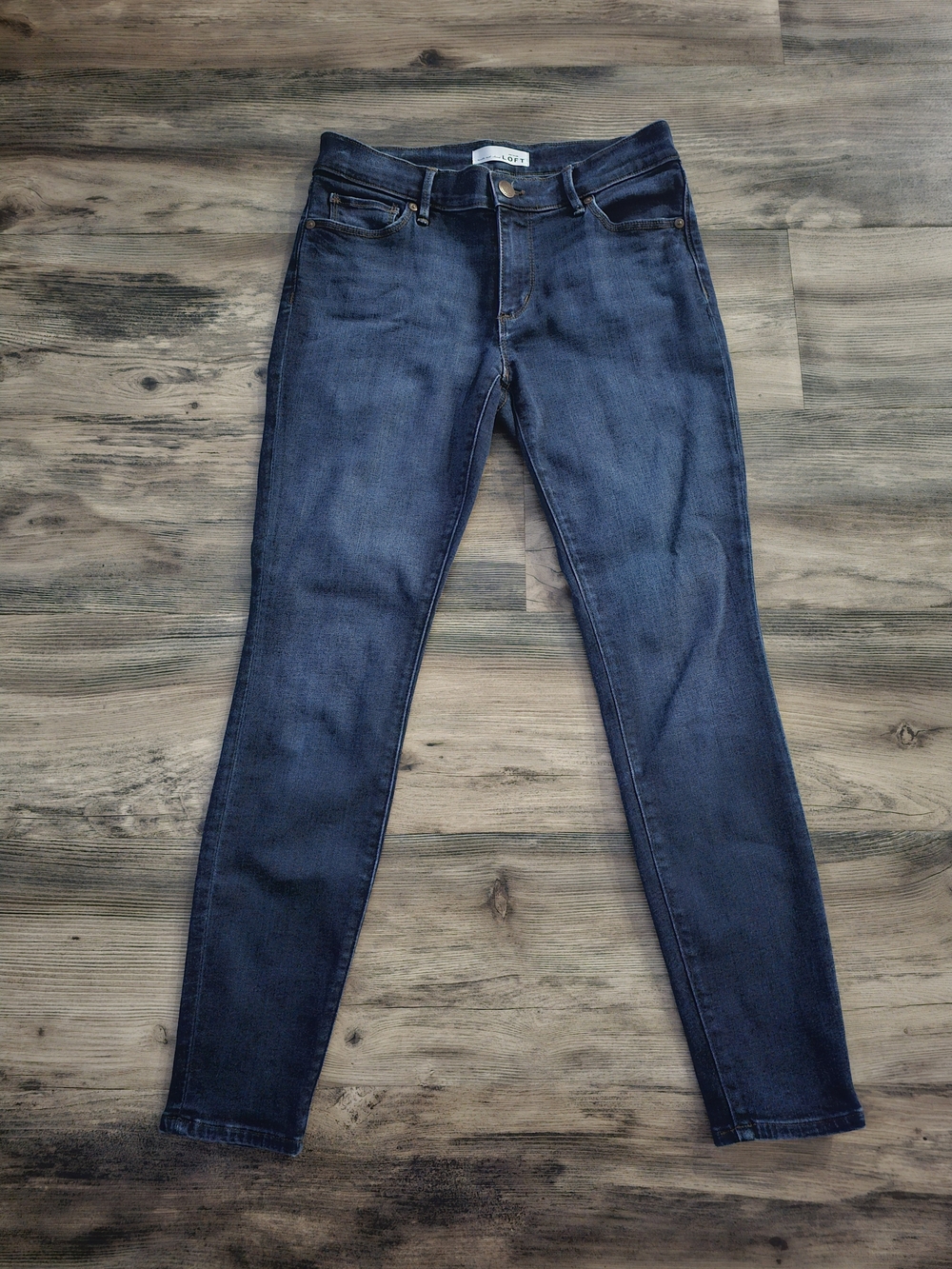 Women's Loft Blue Jean Denim Jeggings Size 27/4